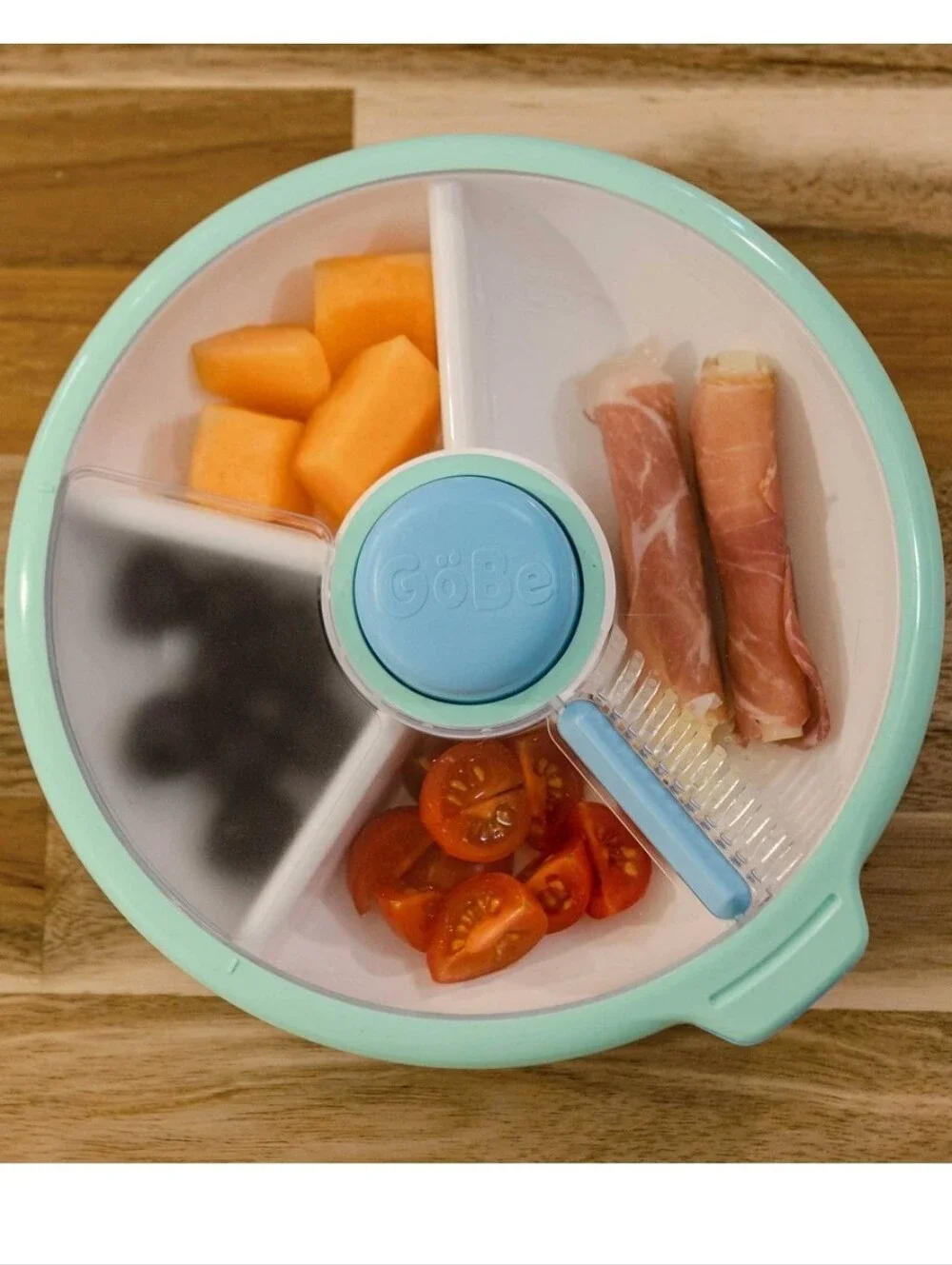 GöBe Mint & Light Blue snack organizer